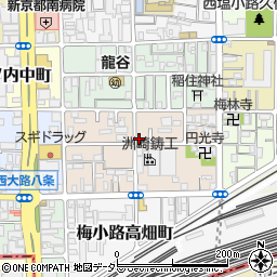 京都府京都市下京区梅小路西中町42-8周辺の地図