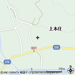 兵庫県三田市上本庄466周辺の地図