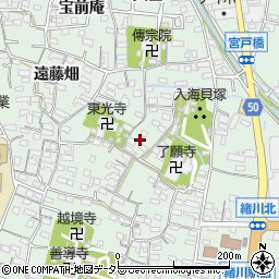愛知県知多郡東浦町緒川屋敷壱区86周辺の地図