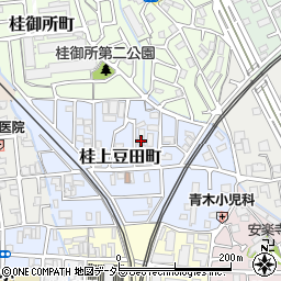 京都府京都市西京区桂上豆田町18周辺の地図