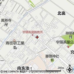 愛知県安城市宇頭茶屋町大浜屋敷周辺の地図