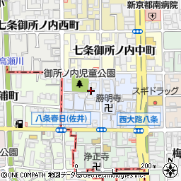 京都府京都市下京区七条御所ノ内本町27周辺の地図