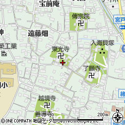 愛知県知多郡東浦町緒川屋敷壱区71周辺の地図