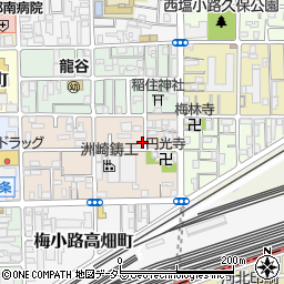 京都府京都市下京区梅小路西中町50周辺の地図