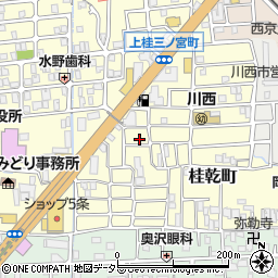 京都府京都市西京区上桂三ノ宮町24-14周辺の地図