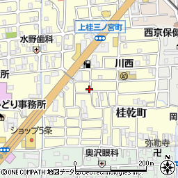 京都府京都市西京区上桂三ノ宮町24-17周辺の地図