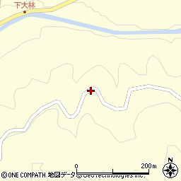 愛知県岡崎市鍛埜町下向周辺の地図