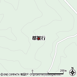 島根県美郷町（邑智郡）都賀行周辺の地図