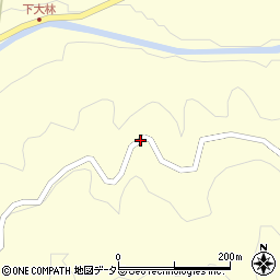 愛知県岡崎市鍛埜町（下向）周辺の地図