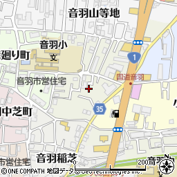 京都府京都市山科区音羽前田町28周辺の地図