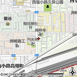 京都府京都市下京区梅小路東中町29-1周辺の地図