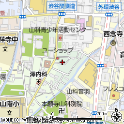 京都府京都市山科区竹鼻サイカシ町6周辺の地図