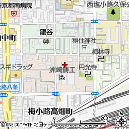 京都府京都市下京区梅小路西中町42-15周辺の地図