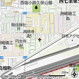 京都府京都市下京区梅小路東中町84周辺の地図