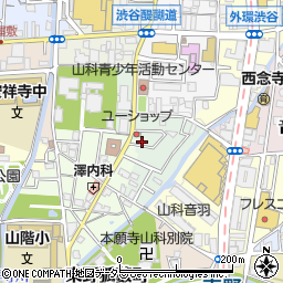 京都府京都市山科区竹鼻サイカシ町6-25周辺の地図