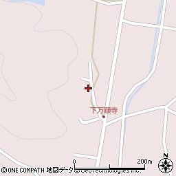 兵庫県加西市下万願寺町157周辺の地図