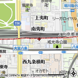 京都府京都市南区戒光寺町184周辺の地図