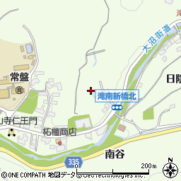 愛知県岡崎市滝町入山周辺の地図