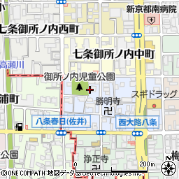 京都府京都市下京区七条御所ノ内本町10周辺の地図