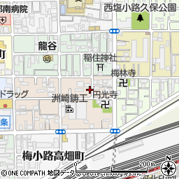 京都府京都市下京区梅小路西中町53周辺の地図