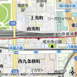 京都府京都市南区戒光寺町183周辺の地図