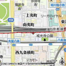 京都府京都市南区戒光寺町183周辺の地図