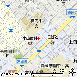 日本共産党静岡県委員会周辺の地図