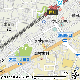 瀬田ＢＭ周辺の地図