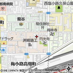 京都府京都市下京区梅小路西中町52周辺の地図