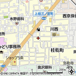 京都府京都市西京区上桂三ノ宮町24-23周辺の地図