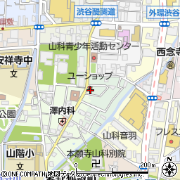 京都府京都市山科区竹鼻サイカシ町6-4周辺の地図