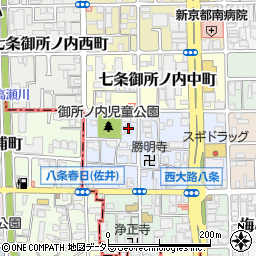 勝定院周辺の地図