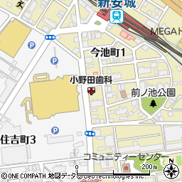 小野田歯科医院周辺の地図