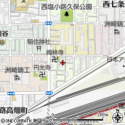 京都府京都市下京区梅小路東中町10周辺の地図