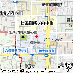 京都府京都市下京区七条御所ノ内本町83周辺の地図