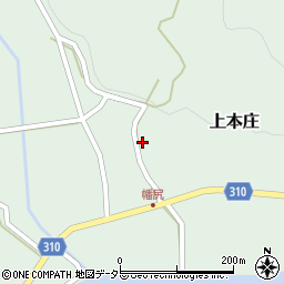 兵庫県三田市上本庄437周辺の地図