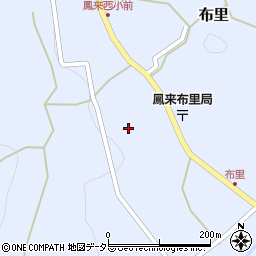愛知県新城市布里寺前周辺の地図