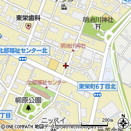 愛知県安城市東栄町6丁目周辺の地図