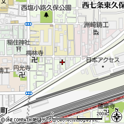 京都府京都市下京区梅小路東中町98周辺の地図