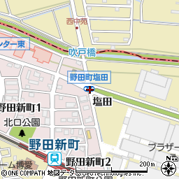 野田町塩田周辺の地図