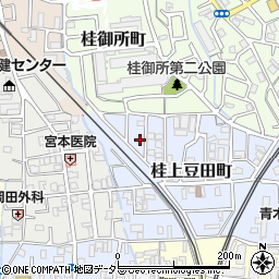 京都府京都市西京区桂上豆田町4周辺の地図