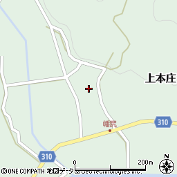兵庫県三田市上本庄393周辺の地図