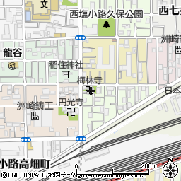 京都府京都市下京区梅小路東中町1周辺の地図