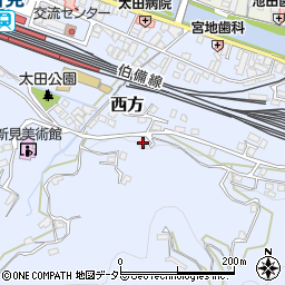岡山県新見市西方82周辺の地図