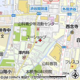 京都府京都市山科区竹鼻サイカシ町3-6周辺の地図