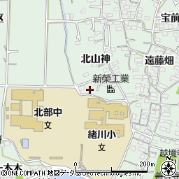 愛知県知多郡東浦町緒川九俵池周辺の地図