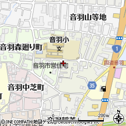 京都府京都市山科区音羽前田町5周辺の地図