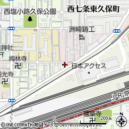 京都府京都市下京区梅小路東中町109周辺の地図
