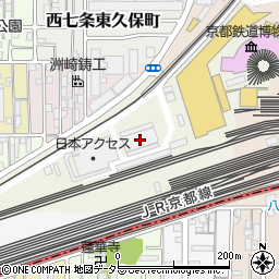 京都府京都市下京区梅小路頭町1周辺の地図