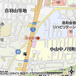鶴喜そば山科店周辺の地図